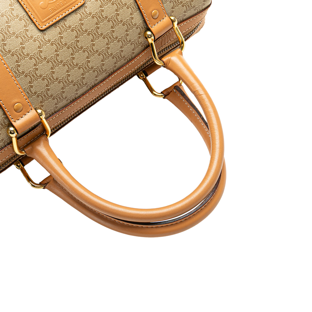Pre-Loved Celine Macadam Coated Canvas Boston Bag - Picture 11 of 12